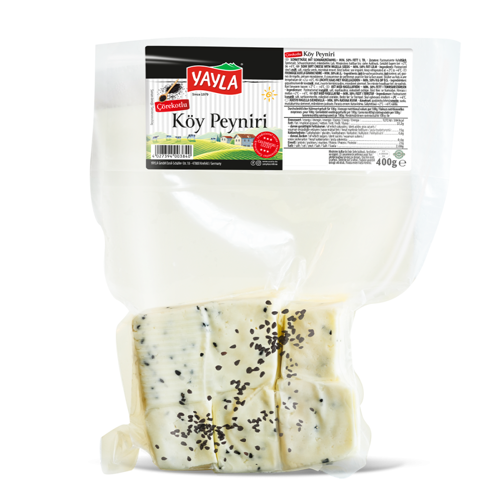 Msnara Cheese with nigella Seeds